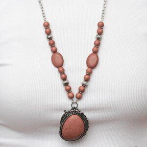 Paparazzi Jewelry Accessories - Southwest Paradise - Brown Necklace - Vintage
